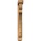 Ekena Millwork Olympic Craftsman Smooth Bracket w/ Offset Brace, Western Red Cedar, 5 1/2"W x 36"D x 48"H BKT0604X36X48OLY04SWR - alternate 2